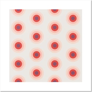 Colorful Target Pattern Posters and Art